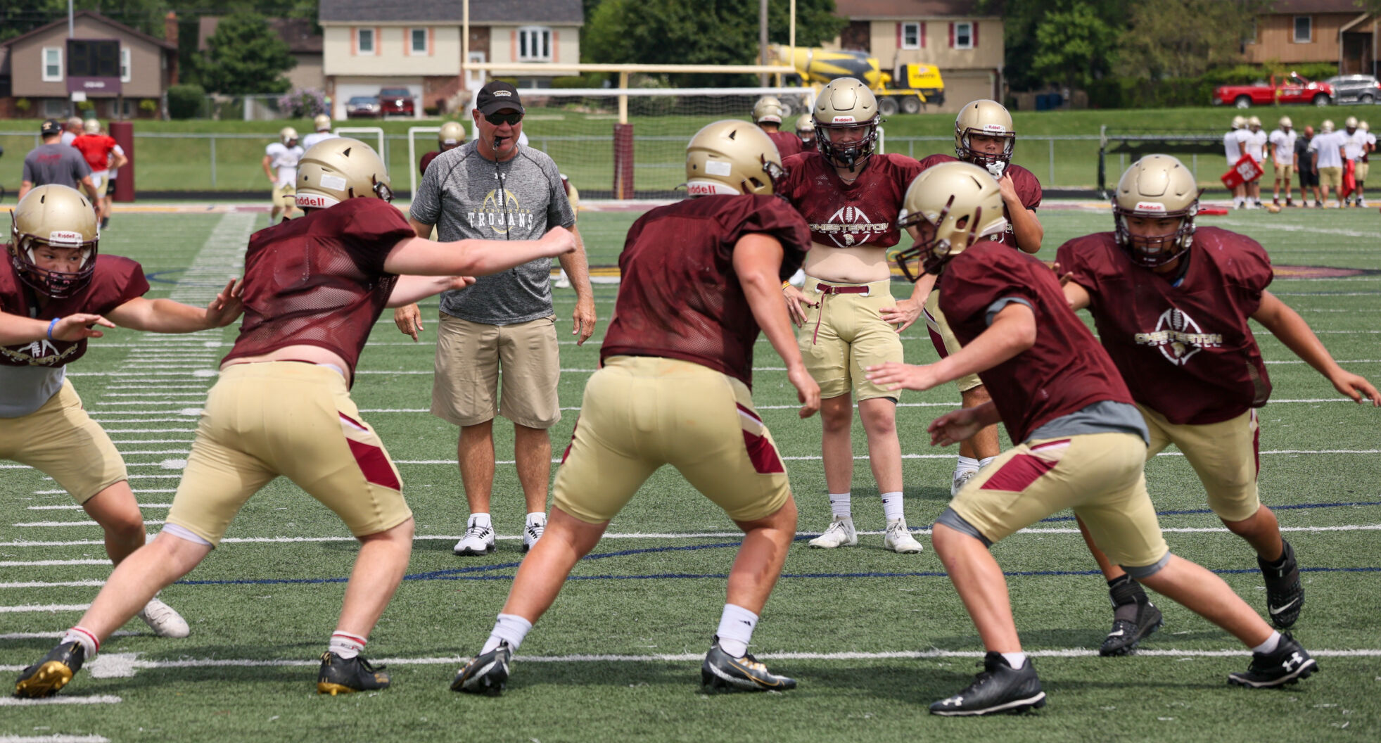 Chesterton football practice